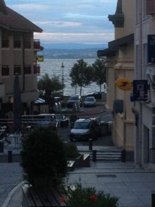 Leere Straßen in Evian. FOTO: FISCHER